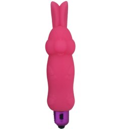Вибро клиторен стимулатор с формата на зайче "FUN BUNNY PINK" 12 см.