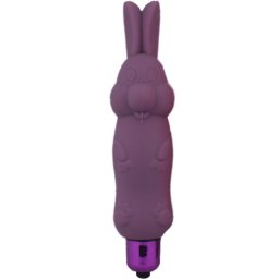 Вибро клиторен стимулатор с формата на зайче "FUN BUNNY PURPLE" 12 см.