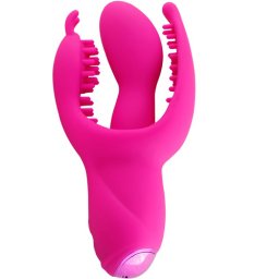 мф Вибратор и стимулатор за G-точка "RAMPANT BUNNY PINK" 16 см.
