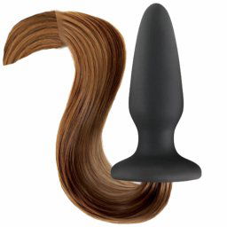 Анален разширител Butt Plug с опашка "FILLY TAILS" 10 см.