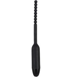 Силиконов пенис плъг с вибрации "SILIKON BEADED DILATOR" 11 см.