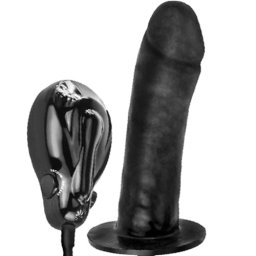 Вибро пенис отливка с помпа "VIBRO BIGGER JOY" 16 см