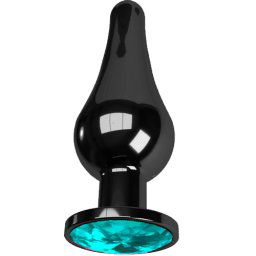 Метално дилдо Butt Plug с бижутерия "CAPSULE GREY MARE" 8 см размер - S