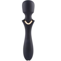 Вибро масажор медицински силикон "ELEGANCE WANDER WAND BLACK" 23 см