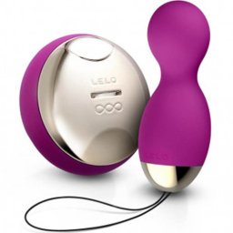 Луксозно вибро топче и стимулатор с ротация "LELO HULA DEEP ROSE" 10 см. Wireless