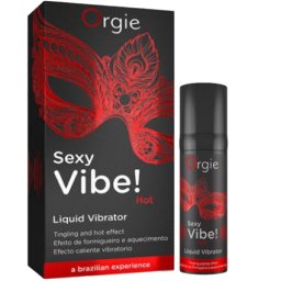 Течен вибратор "ORGIE SEXY VIBE" 15 мл Възбуждащ и загряващ ефект
