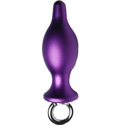 Алуминиев анален Butt Plug с халка "PURPLE MOON" 10 см Размер - L