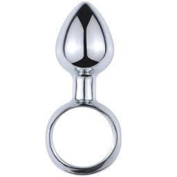 Метално мини дилдо Butt Plug "TEARS" 5 см - размер S