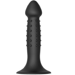 Анално дилдо Butt Plug "NUBBED BLACK" 14 см
