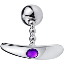 Метално топче за постоянно носене "RIGGS PURPLE DOT" 7 см размер - S