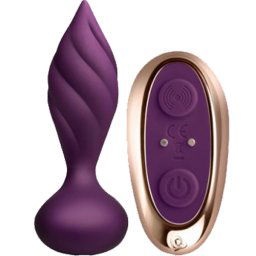 Анален вибратор Butt Plug "ROCKS OFF DESIRE PURPLE" 10 см