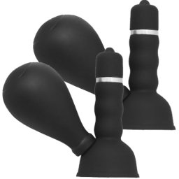 Вибриращи вендузи за зърна "PIGGY TWINS"