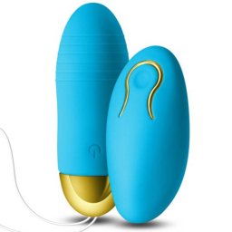 Безжично вибро яйце "REVEL WYNX BLUE" 9 см