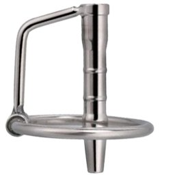 Стоманен пенис плъг с метален ринг "STEEL SIYO" 4 см