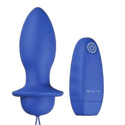 Анален разширител Butt Plug с вибрации и безжичен контрол "BFILLED CLASSIC UNLEASHED" 11 см