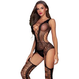 Секси еротично мрежесто бельо "LULU BLACK"