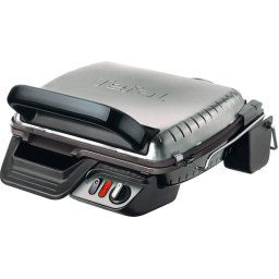 Барбекю Tefal GC306012 Grill 600 Comfort, 600cm2 cooking surface, 2000W, 3 cooking positions (grill, BBQ, oven), light indicator, adjusted thermostat, vertical storage, non-stick die-cast alum. plates, removable plates