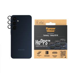Стъклен Протектор за камера PanzerGlass за Samsung Galaxy A35 5 G, Hoops, Черен