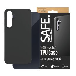 Гръб Safe за Samsung Galaxy A55 5G, TPU, Черен