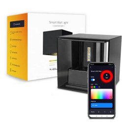 WiFi RGBCW LED Аплик с Два Регулируеми Светлинни Лъча Nordic Cube 6W IP65