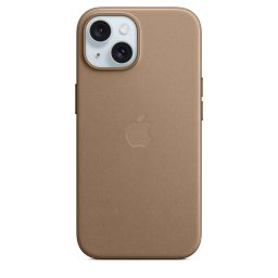 Оригинален гръб Apple FineWoven Case with MagSafe за iPhone 15 - Taupe, MT3C3ZM/A