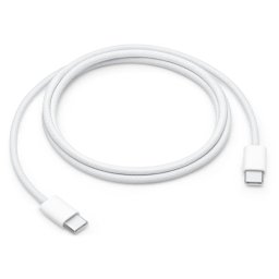 Кабел Apple USB-C/USB-C 60W Data Cable 1m - Бял, MQKJ3ZM/A