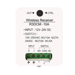 RF Импулсно Реле 2 Секунди на Ниско Напрежение за Кинетичен Ключ DC 12/24V LPT