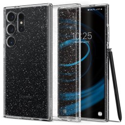 Гръб Spigen Liquid Crystal Glitter за Samsung Galaxy S24 Ultra - Прозрачен