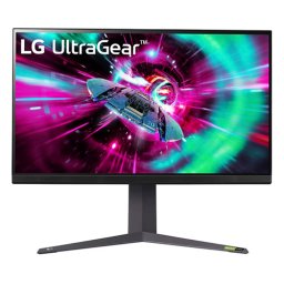LG 32GR93U-B, 32", UltraGear IPS 1ms, AG, UHD 4K (3840x2160), 144Hz, HDR 400, 700:1, 400cd/m2, DCI-P3 95%, USB3.0 (1up/2down), VRR, AMD Free-sync, NVIDIA G-Sync, HDMI, DisplayPort, Height Adjustable, Pivot, Tilt, Headphone Out, Black