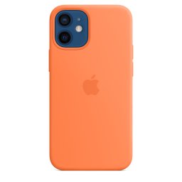Оригинален калъф Apple Silicone Magsafe Cover for iPhone 12 Mini - Черен, MHKN3ZM/A