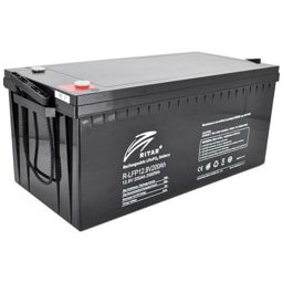 Акумулаторна батерия Ritar Power DG12-200, 12V, 200Ah, Insert M8: Позиция-C конектори