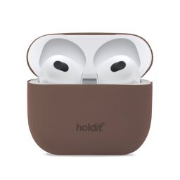 Kaлъф Holdit Silicone Case за AirPods 3 - Dark Brown
