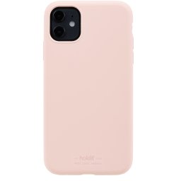 Гръб Holdit Silicone Case за iPhone 11/XR - Бледо розов