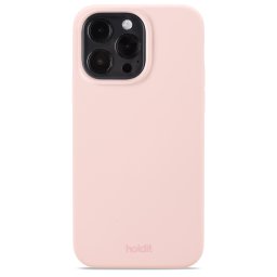 Гръб Holdit Silicone Case за iPhone 14 ProMax - Бледо розов