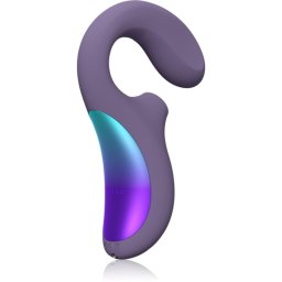 Lelo Enigma Wave Dual Stimulation вибратор със стимулиране на клитора cyber purple 18,2 см