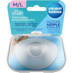 Canpol babies EasyStart протектори за зърна размер M/L 2 бр.