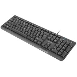 Клавиатура Natec Trout slim, USB, US, Черен