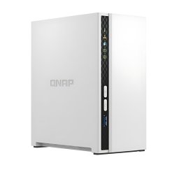 Мрежови диск (NAS) Qnap TS-233, четириядрен ARM Cortex A55 2.0GHz, без твърд диск (2x SATA 6Gb/s), 2GB DDR4, 1x LAN