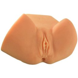 Реалистична вагина и анус Кибер Кожа "ADDI SHAVED PUSSY" 24 x 20 см