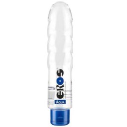 Лубрикант с дилдо "EROS AQUA" 175 мл / 17 см