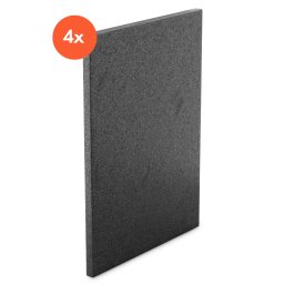 Klarstein Yuma Филтър за миризми за кошче за отпадъци с активен въглен 5 слоя за силно абсорбиране на миризми работи до 3 месеца на употреба в кухнята и за органични отпадъци 4 броя в опаковка (KG27-gerfilter-4pcs)