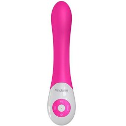 Луксозен вибратор от Медицински силикон "NALONE PULSE PINK" 21 см