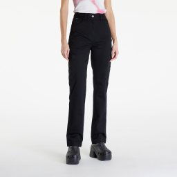 Панталони Calvin Klein Jeans Woven Label High Rise Straight Pant Black XL