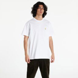 Тениска Carhartt WIP S/S Chase T-Shirt White/ Gold M