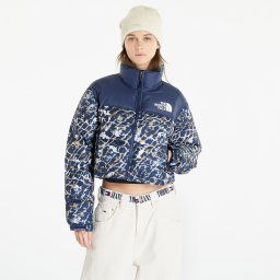 Яке The North Face Nuptse Short Jacket Dusty Periwinkle Water Distortion Small Print/ Summit Navy XS