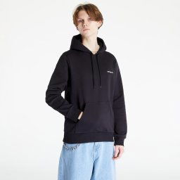 Суитшърт Carhartt WIP Hooded Script Embroidery Sweat Black/ White S