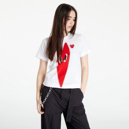 Тениска Comme des Garçons PLAY Short Sleeve Knit T-Shirt White L