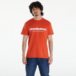 Тениска Horsefeathers Quarter T-Shirt Orange Rust M
