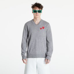 Пуловер Comme des Garçons PLAY Crewneck Sweater UNISEX Grey XL