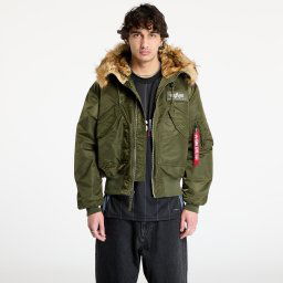 Яке Alpha Industries 45P Hooded Custom Dark Olive XXL